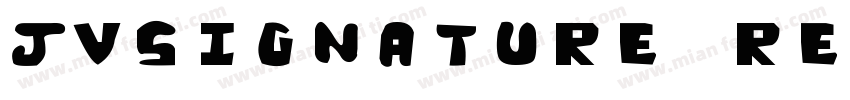 JVSignature Regular字体转换